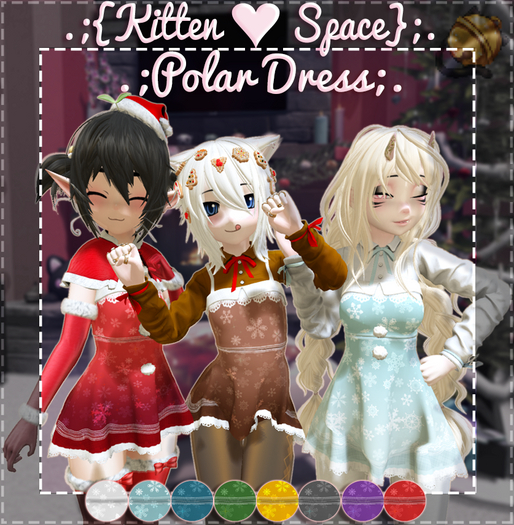.;{Kitten Space};. - Polar Dress