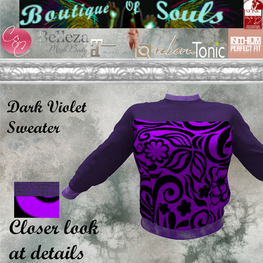 B.O.S. Dark Violet Sweater