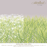 Stardust - Sparkly Grass - Green Yellow