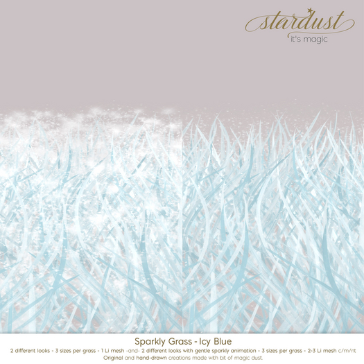 Stardust - Sparkly Grass - MINIPACK Cold Set