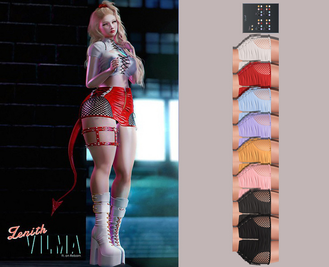 (Wear)=Zenith=Vilma Skirt (Pack A)