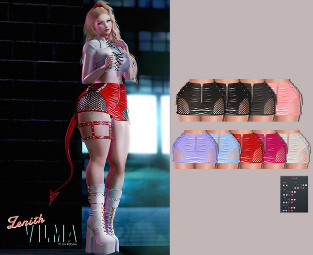 (Wear)=Zenith=Vilma Skirt (Pack B)