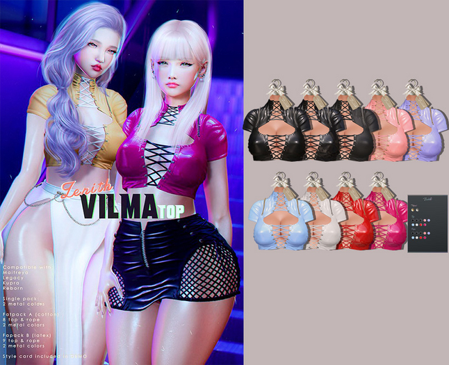 (Wear)=Zenith=Vilma Top (Pack B)