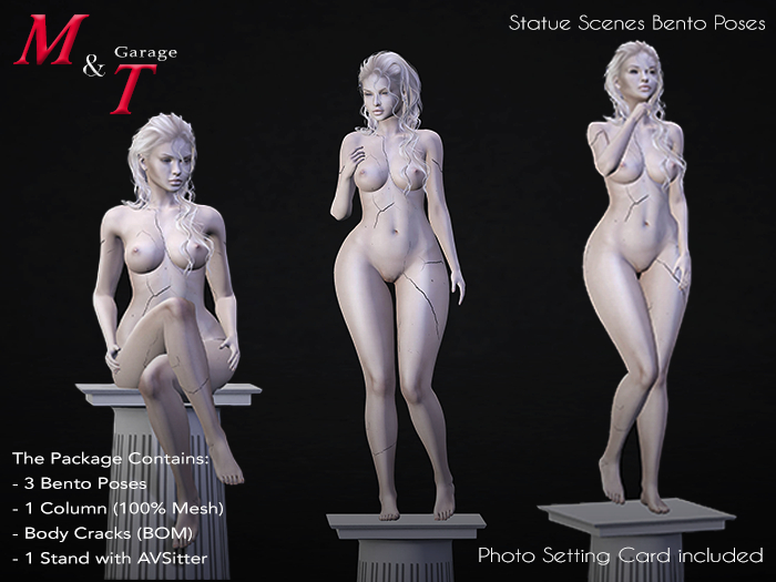 M&T Statue Scenes Bento Poses