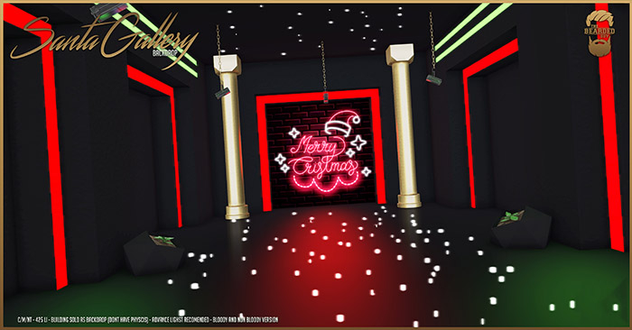 Santa Gallery Backdrop - The Bearded Guy