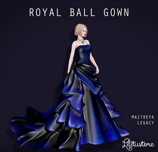 Royal Ball Gown - Blue - Lilitu Store