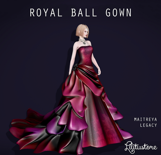 Royal Ball Gown - Ruby - Lilitu Store