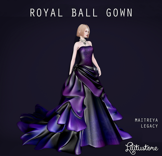 Royal Ball Gown - Violet  - Lilitu Store