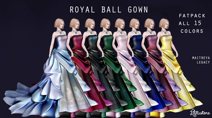 Royal Ball Gown - FATPACK - Lilitu Store