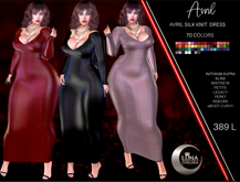 Avril Satin Gown Dress, 70+ Colors, Kupra, SLink, Legacy, Reborn,Petite,Perky,Curvy