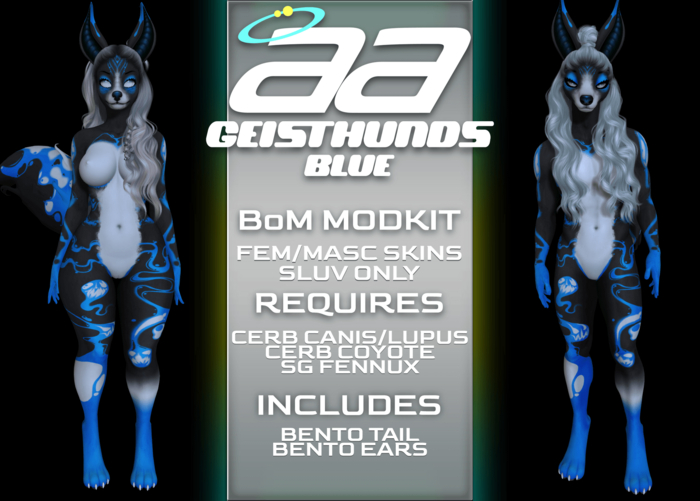 { aa } Geisthund (Blue) - BoM Modkit