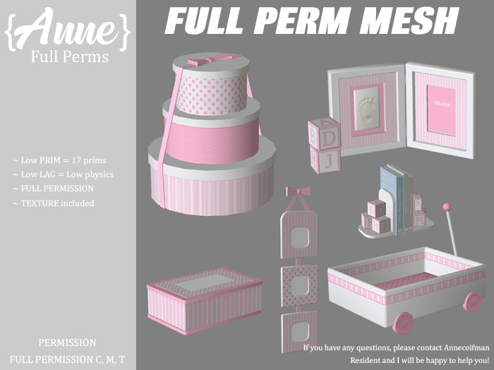 {Anne} Baby Decor Set (FULL PERM)