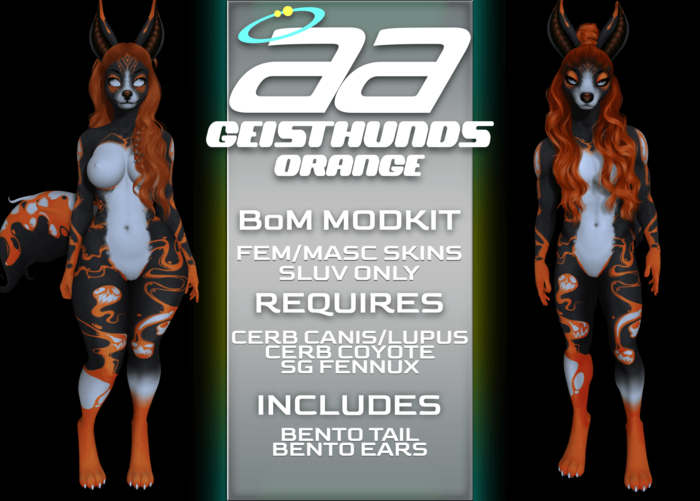 { aa } Geisthund (Orange) - BoM Modkit