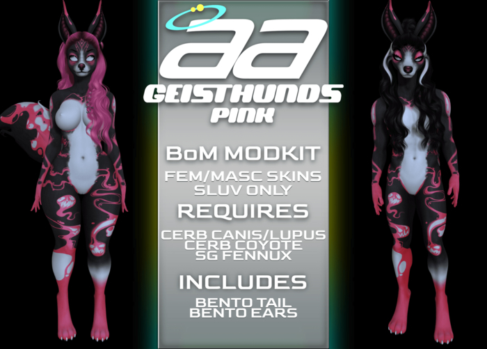 { aa } Geisthund (Pink) - BoM Modkit