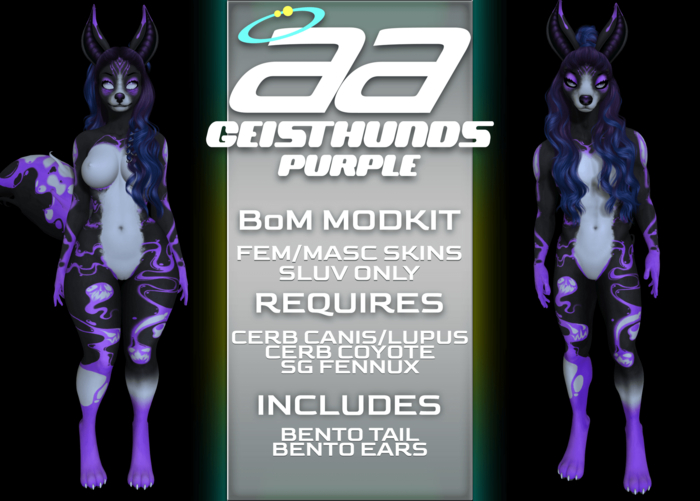 { aa } Geisthund (Purple) - BoM Modkit