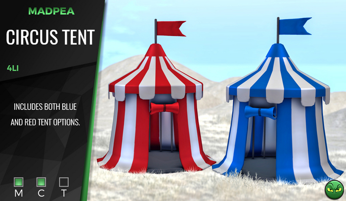 MadPea Circus Tent