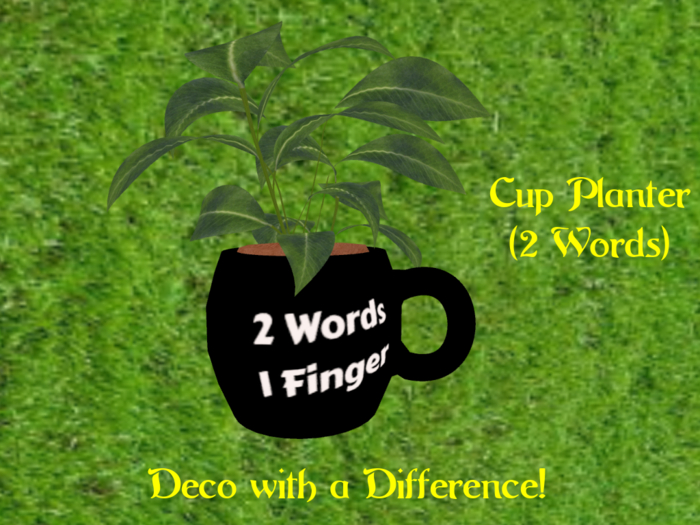 ~Cup (2 Words) with Resizer~