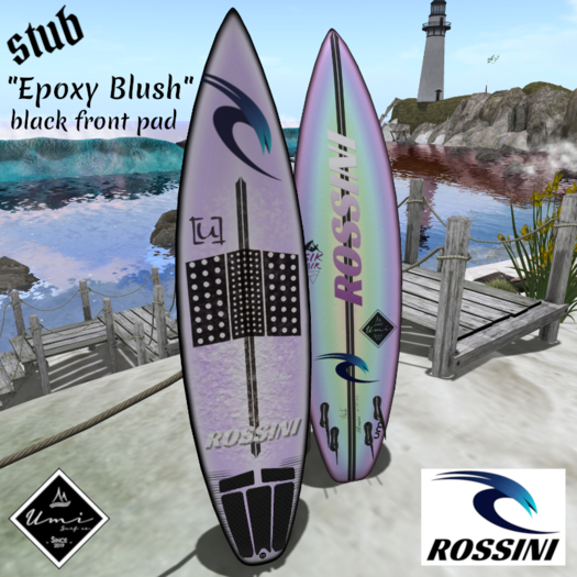 [Umi] - ROSSINI: Stub - Epoxy Blush -black