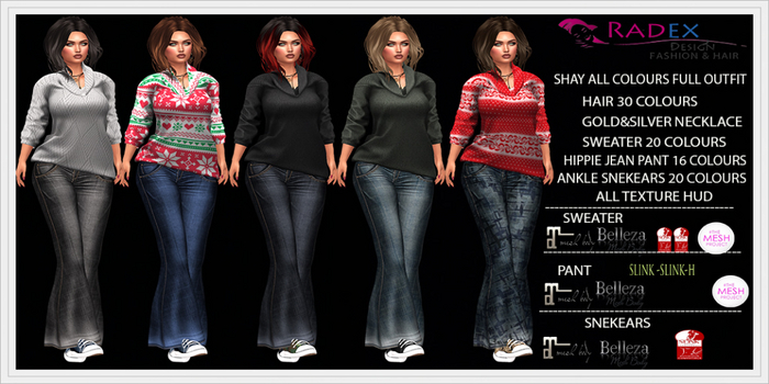 RADEX Mesh Shay All Colours Full Outfit