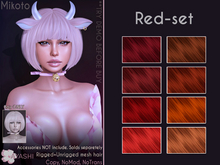 [^.^Ayashi^.^] Mikoto hair-Red set