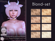 [^.^Ayashi^.^] Mikoto hair-Blond set