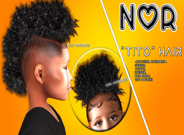 NOR: Tito Mohawk hair