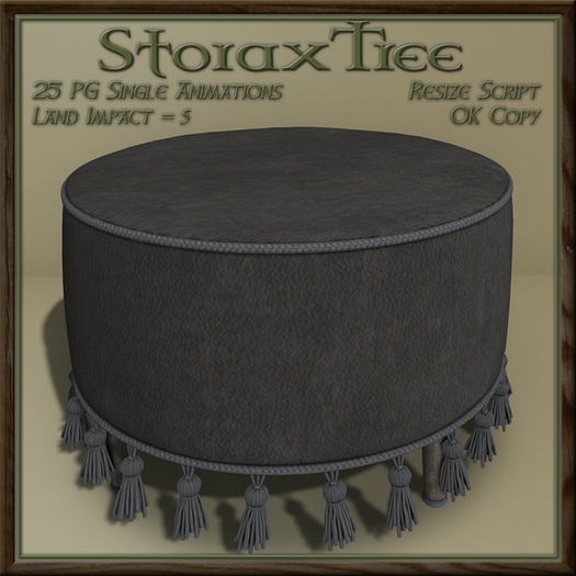 Boho Tassled Pouf Seat B15