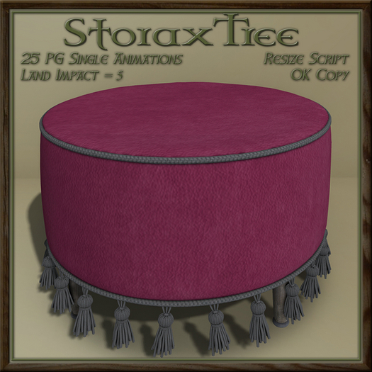 Boho Tassled Pouf Seat B13