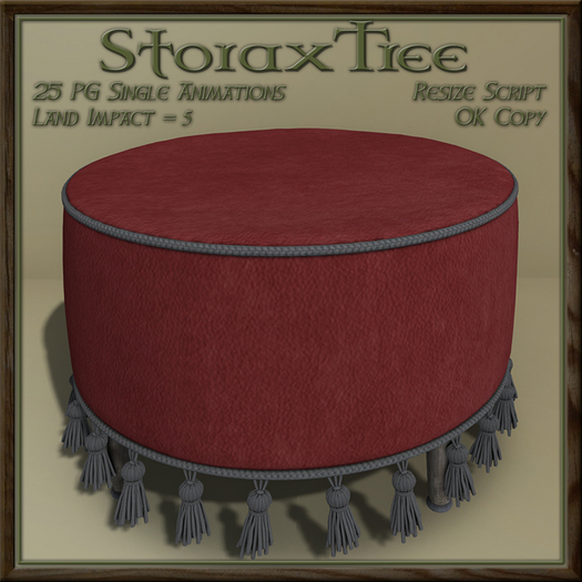 Boho Tassled Pouf Seat B12