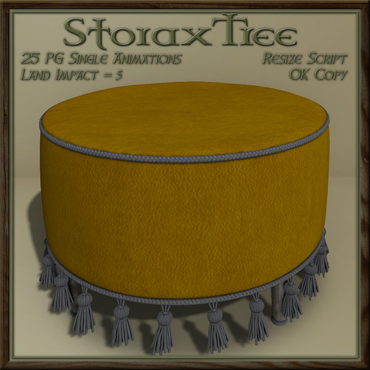 Boho Tassled Pouf Seat B3
