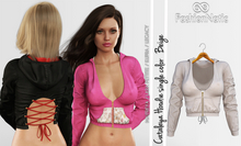 Cataleya Hoodie Beige - Maitreya Lara, Lara Petite, Kupra Original, Legacy - FashionNatic