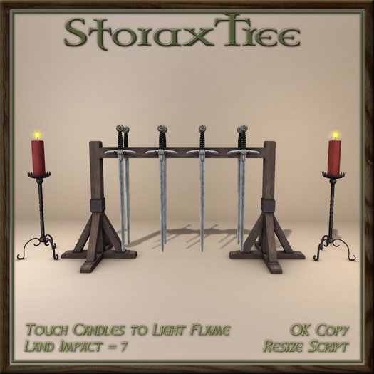 Illuminated Sword Rack A