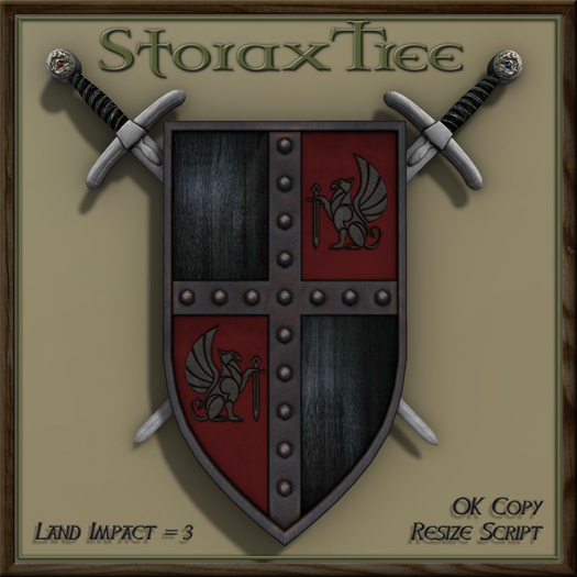 Swords and Shield Decor B12