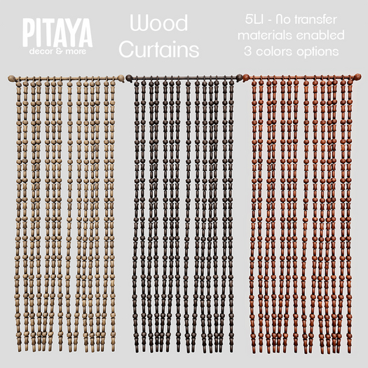 Pitaya - Wood Curtains