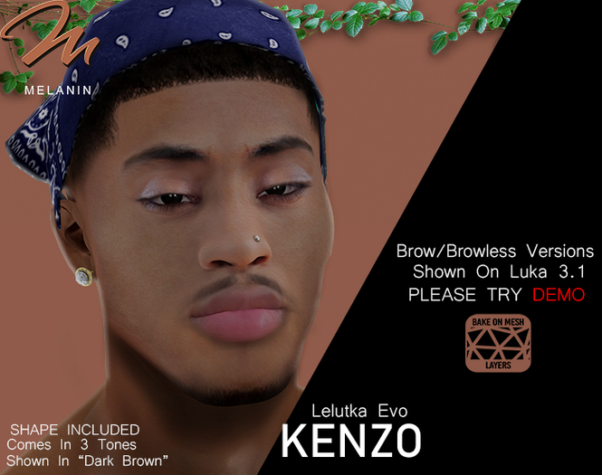 Melanin Kenzo "Light" Face Appliers W/ Shape (Unpack)
