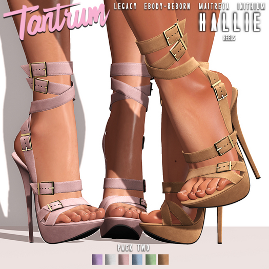 Tantrum - Hallie Heels - Pack Two 