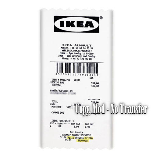 GLT/ Ik.ea Off white Rug