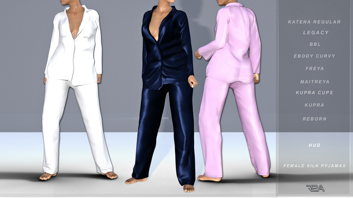 R2A- FEMALE SILK PYJAMAS
