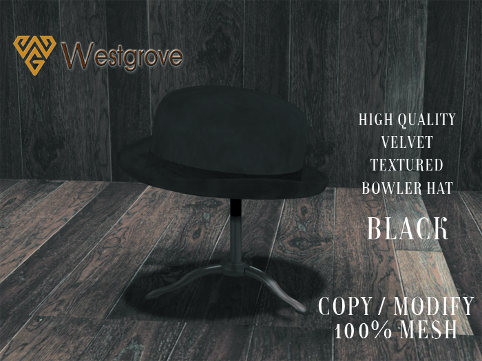 WESTGROVE BOWLER BLACK