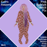 ~ES~Pink Rudolph Love Momma PJs