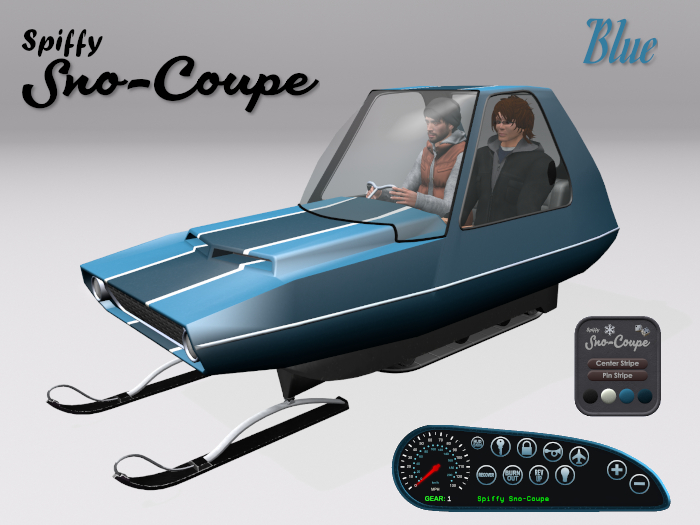 Spiffy Sno-Coupe - BLUE