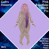 ~ES~ Pink Snowflake PJs Adult