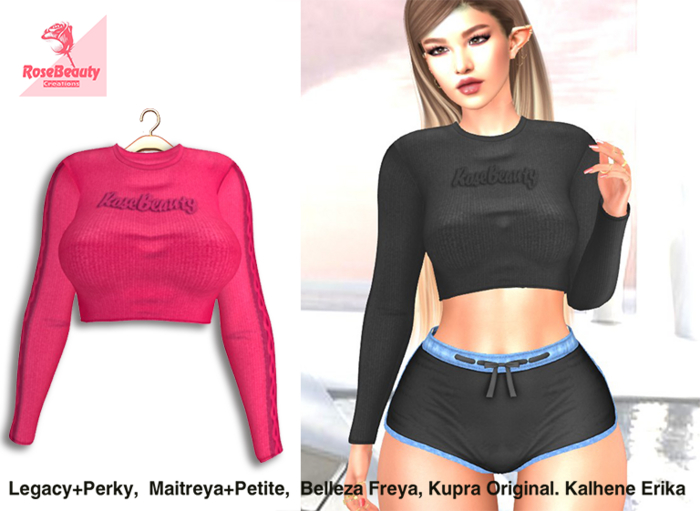 RoseBeauty _ Pullover  / Pink