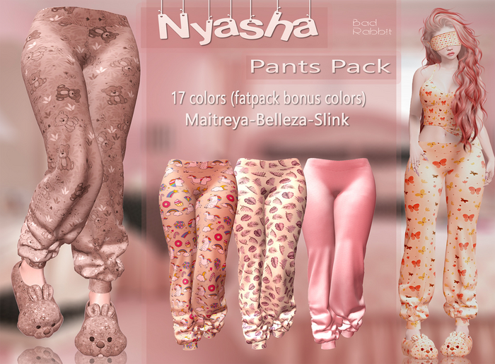 .:Bad Rabbit:. Nyasha Pants Pack