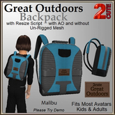 Great Outdoors Backpack [2cute] Malibu