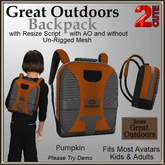 Great Outdoors Backpack [2cute] Pumpkin