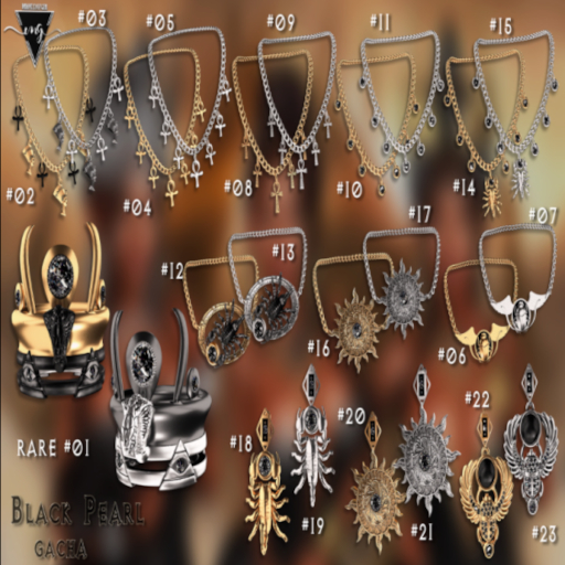 #MG - Black Pearl - Necklace #13