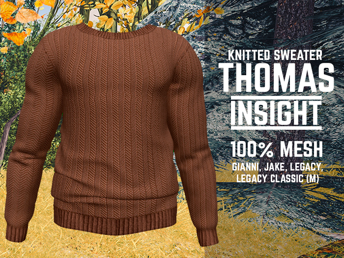 [INSIGHT] Knitted sweater THOMAS BROWN