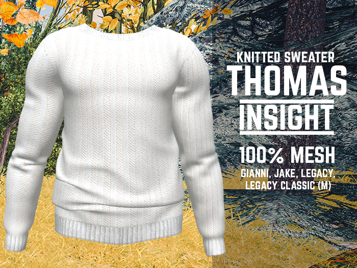 [INSIGHT] Knitted sweater THOMAS WHITE