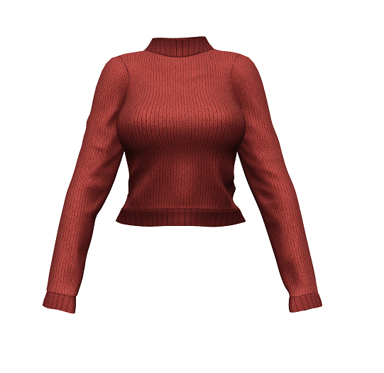 *Just BECAUSE* Juniper Sweater - 1Red - Maitreya, Legacy, eBody Reborn, and Kupra
